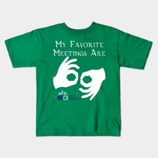 My Favorite Meetings Are Interpreted Kids T-Shirt